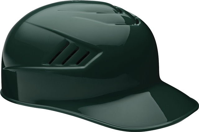 Rawlings Coolflo Clear Coat Base Coach's Helmet (CFPBH) - Dark Green