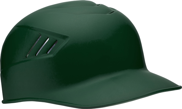 Rawlings Adult Coolflo Matte Base Coach Helmet (CFPBHM) - Matte Dark Green