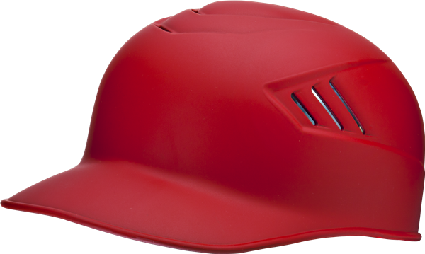 Rawlings Adult Coolflo Matte Base Coach Helmet Color: Matte Scarlet