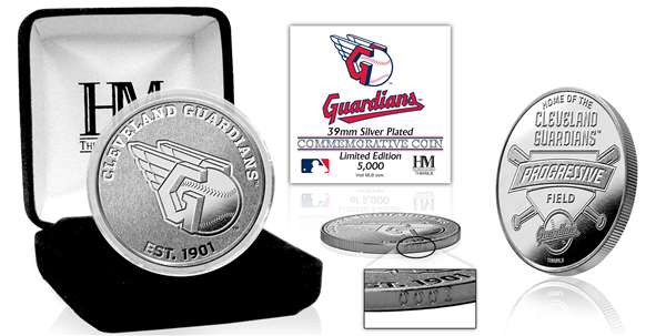 Cleveland Guardians Silver Mint Coin  
