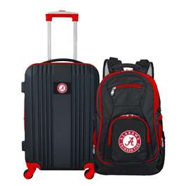 Alabama Crimson Tide Premium 2-Piece Backpack & Carry-On Set L108