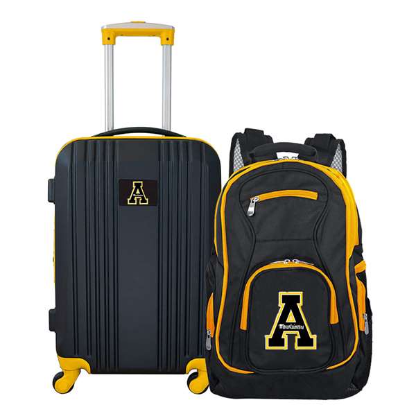 Appalachian State Mountaineers Premium 2-Piece Backpack & Carry-On Set L108