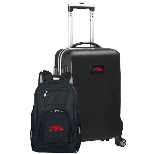 Arkansas Razorbacks Deluxe 2 Piece Backpack & Carry-On Set L104
