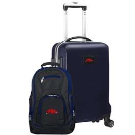 Arkansas Razorbacks Deluxe 2 Piece Backpack & Carry-On Set L104