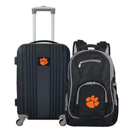 Clemson Tigers Premium 2-Piece Backpack & Carry-On Set L108