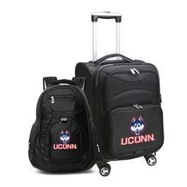 Connecticut UConn Huskies 2-Piece Backpack & Carry-On Set L102