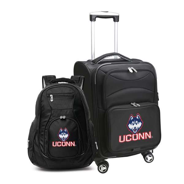 Connecticut UConn Huskies 2-Piece Backpack & Carry-On Set L102