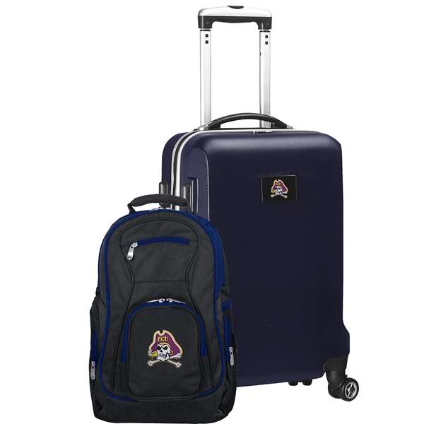East Carolina Pirates Deluxe 2 Piece Backpack & Carry-On Set L104