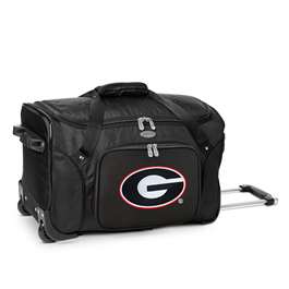 Georgia Bulldogs 22" Wheeled Duffel Bag L401