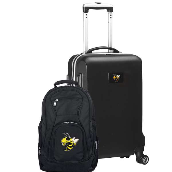 Georgia Tech Yellow Jackets Deluxe 2 Piece Backpack & Carry-On Set L104