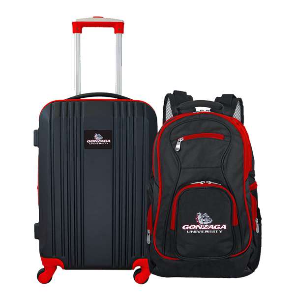 Gonzaga Bulldogs Premium 2-Piece Backpack & Carry-On Set L108