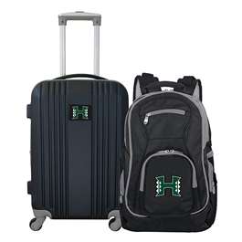 Hawaii Warriors Premium 2-Piece Backpack & Carry-On Set L108