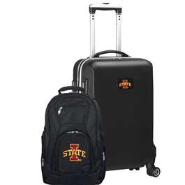 Iowa State Cyclones Deluxe 2 Piece Backpack & Carry-On Set L104