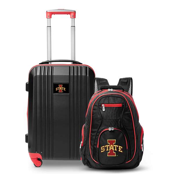 Iowa State Cyclones Premium 2-Piece Backpack & Carry-On Set L108