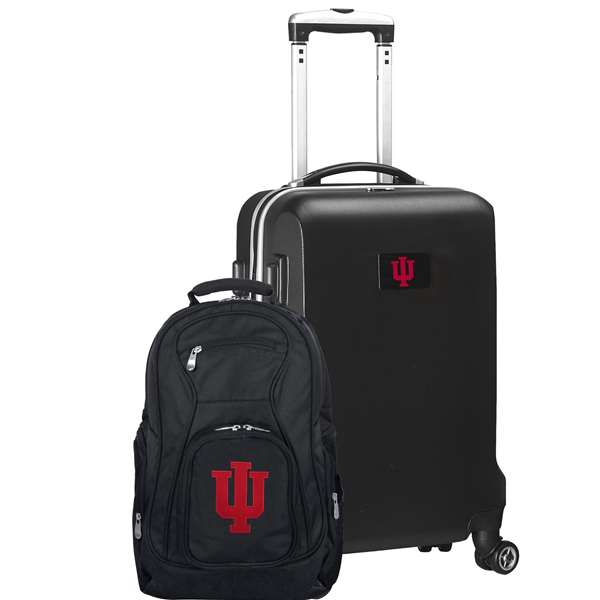 Indiana Hoosiers Deluxe 2 Piece Backpack & Carry-On Set L104