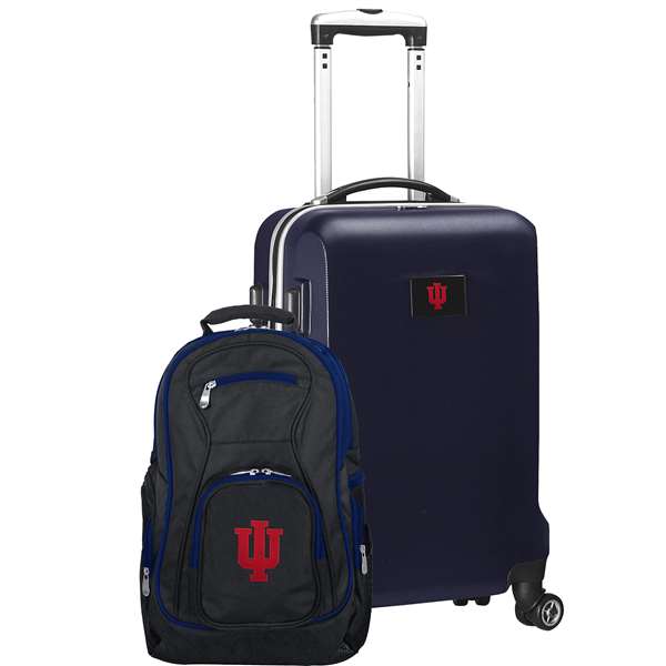 Indiana Hoosiers Deluxe 2 Piece Backpack & Carry-On Set L104