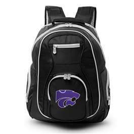 Kansas State Wildcats 19" Premium Backpack W/ Colored Trim L708