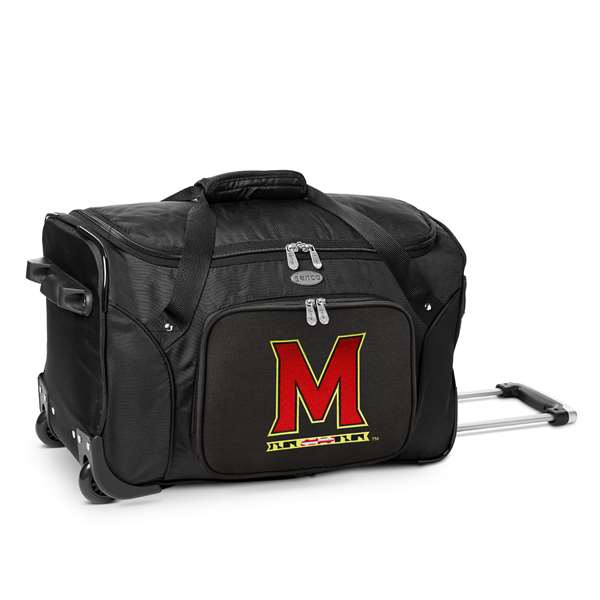 Maryland Terrapins 22" Wheeled Duffel Bag L401