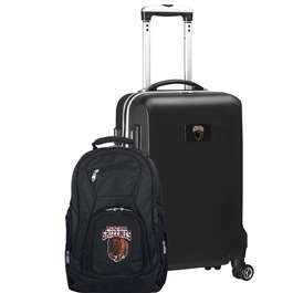 Montana Grizzlies Deluxe 2 Piece Backpack & Carry-On Set L104