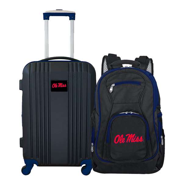Mississippi Ole Miss Rebels Premium 2-Piece Backpack & Carry-On Set L108