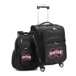 Mississippi State Bulldogs 2-Piece Backpack & Carry-On Set L102