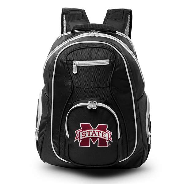 Mississippi State Bulldogs 19" Premium Backpack W/ Colored Trim L708
