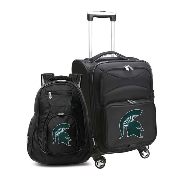 Michigan State Spartans 2-Piece Backpack & Carry-On Set L102