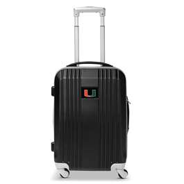 Miami Hurricanes 21" Carry-On Hardcase 2-Tone Spinner L208