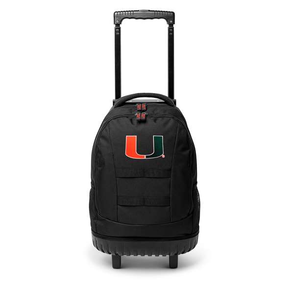 Miami Hurricanes 18" Wheeled Toolbag Backpack L912