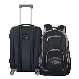 Nevada Wolfpack Premium 2-Piece Backpack & Carry-On Set L108