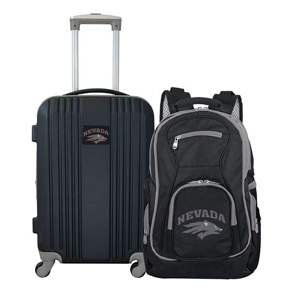 Nevada Wolfpack Premium 2-Piece Backpack & Carry-On Set L108