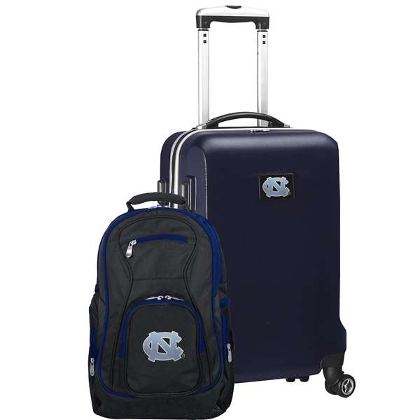 North Carolina Tar Heels Deluxe 2 Piece Backpack & Carry-On Set L104
