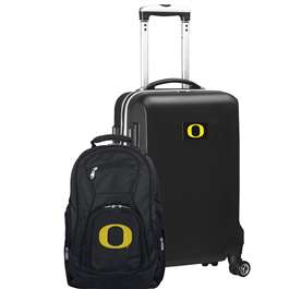 Oregon Ducks Deluxe 2 Piece Backpack & Carry-On Set L104