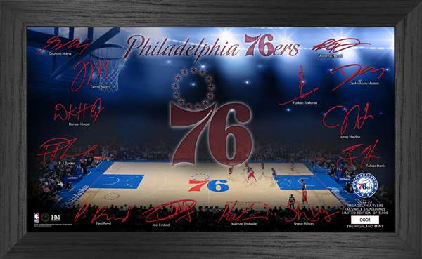 Philadelphia 76ers 2022-23 Signature Court  