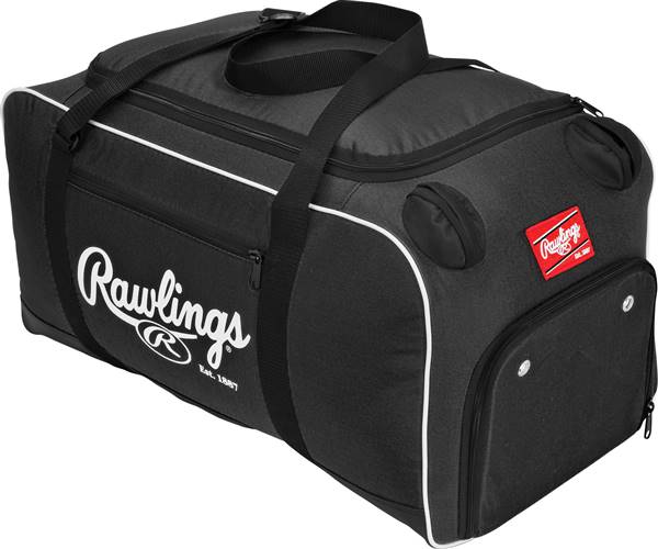 Rawlings Covert Baseball Softball Duffle Bag Black