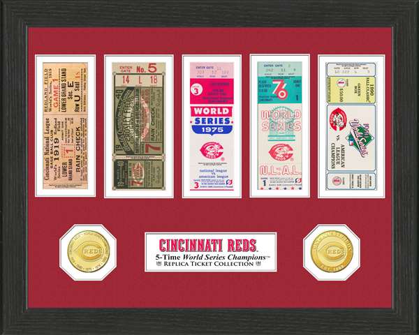 Cincinnati Reds World Series Ticket Collection  