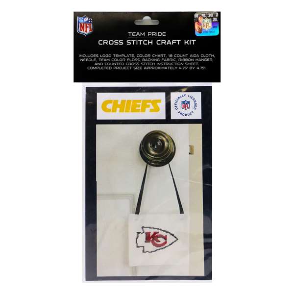 Kansas City Chiefs Cross Stitch Craft Kit  