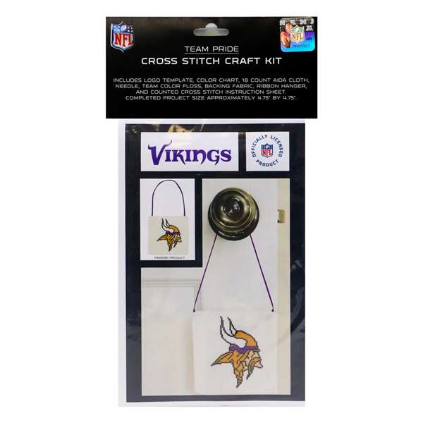 Minnesota Vikings Cross Stitch Craft Kit  