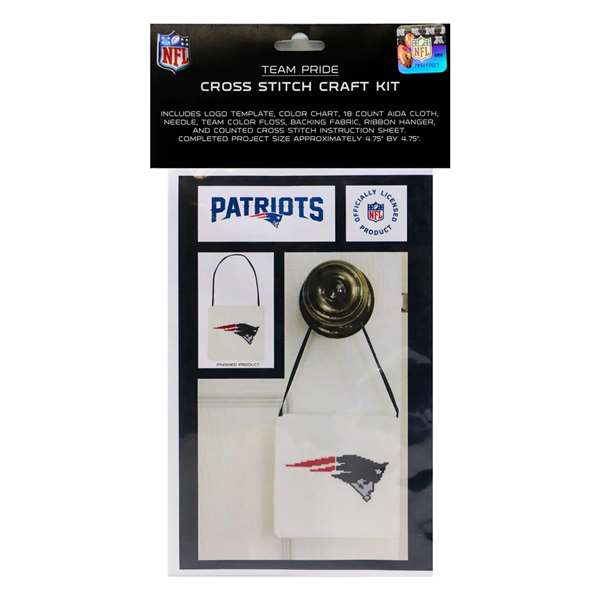 New England Patriots Cross Stitch Craft Kit  