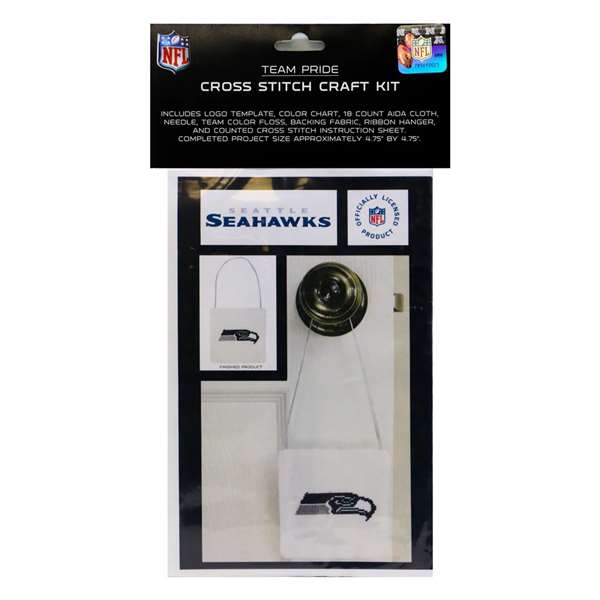 Seattle Seahawks Cross Stitch Craft Kit  