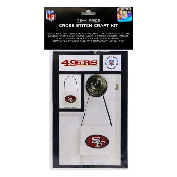 San Francisco 49ers Cross Stitch Craft Kit  