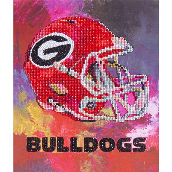 Georgia Bulldogs Diamond Painting Kraft Kit  