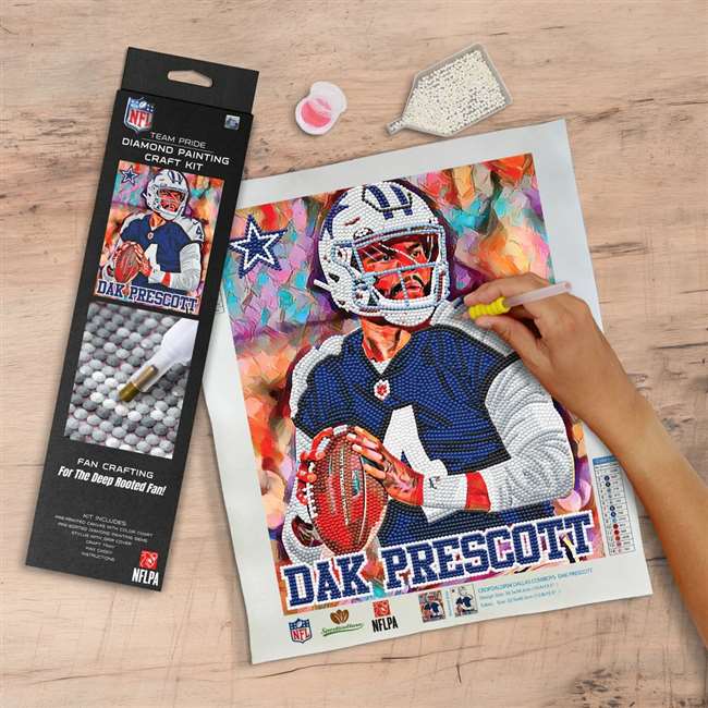 Dallas Cowboys Dak Prescott Diamond Painting Craft Kit  