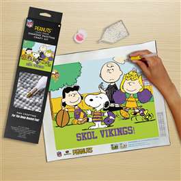 Minnesota Vikings X Peanuts Diamond Painting Craft Kit   