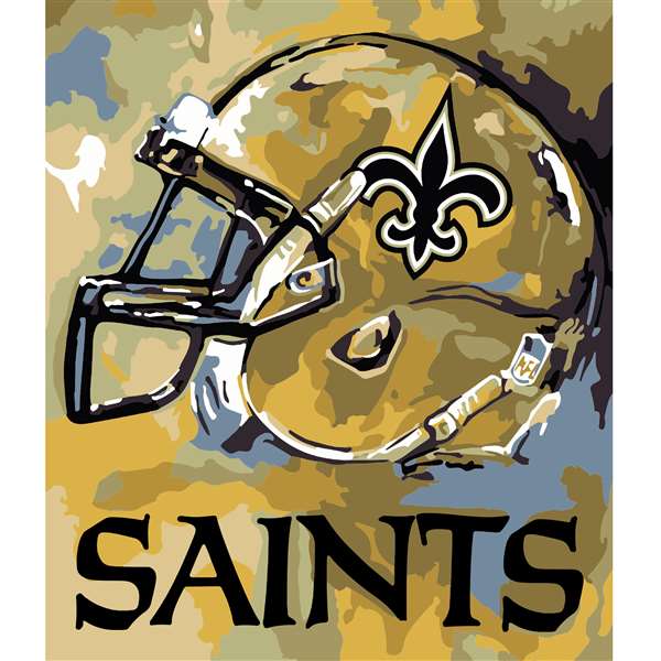 New Orleans Saints Paint By Number Art Kit