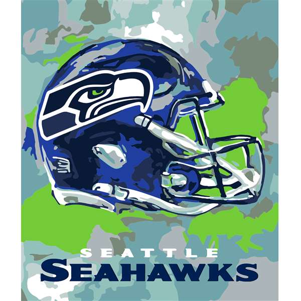 Seattle Seahawks Paint By Number Art Kit