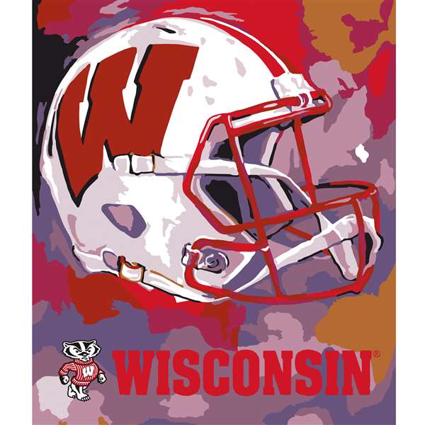 Wisconsin Badgers Paint By Number Art Kraft Kit