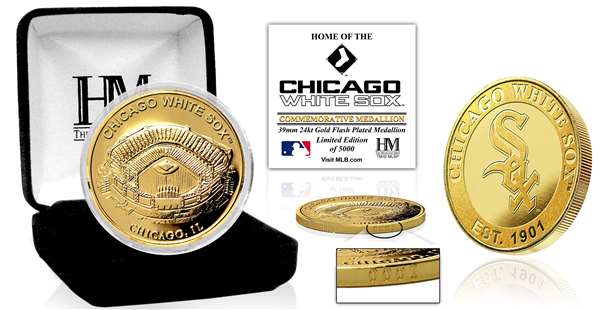 Chicago White Sox "Stadium" Gold Mint Coin  