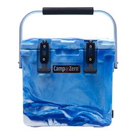 CAMP-ZERO 12.6 Quart, 12 Liter Premium Cooler | Blue-White Swirl    