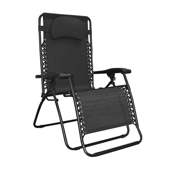 Caravan  Oversized Infinity Zero Gravity Chair Black